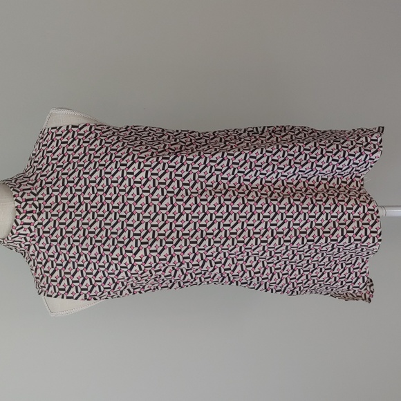 Tyler Boe sleeveless tunic, mock neck geo print, sz XS, new - Picture 1 of 14